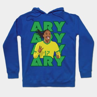 Ary Borges Brazil Racing Louisville Football Player Hoodie